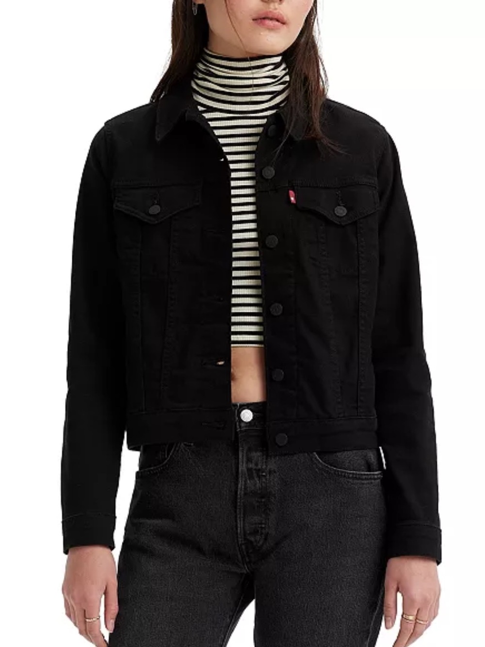 Levi's Black Denim Trucker Jacket
